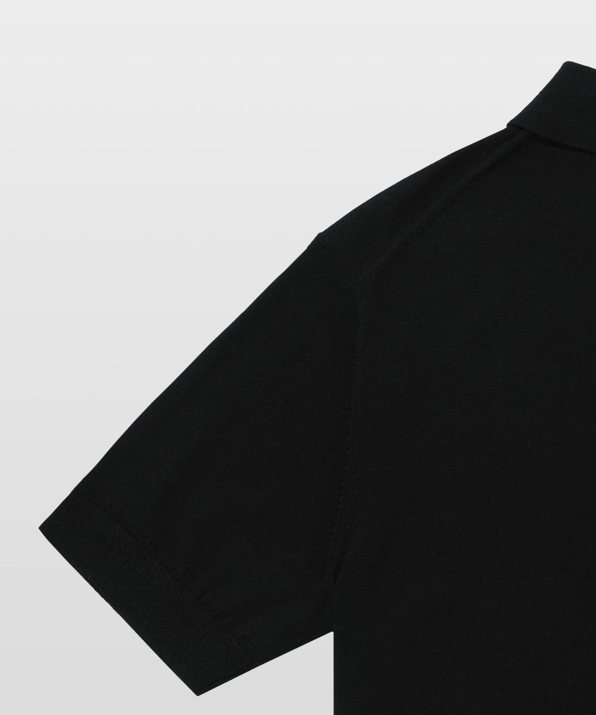 매너그램(MANNERGRAM) [제냐 이태리 수입원사] Zegna YARN 카라니트 블랙_제냐 썸머울100