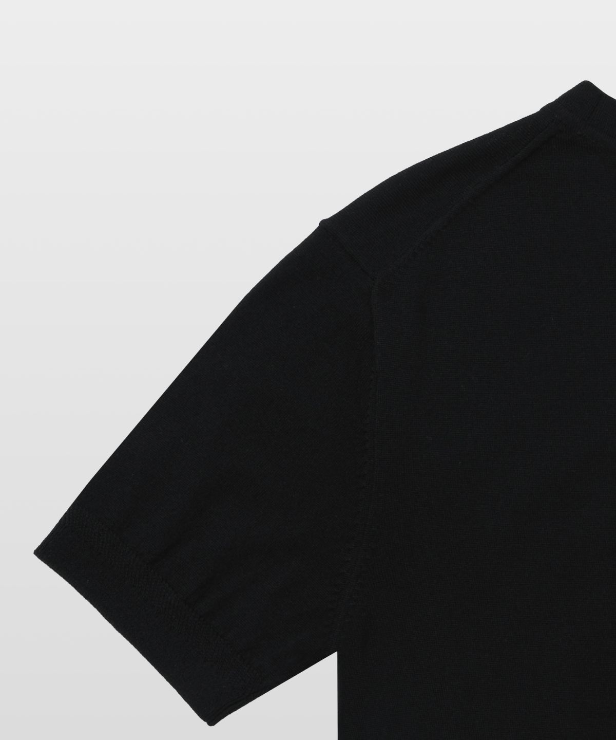 매너그램(MANNERGRAM) [제냐 이태리 수입원사] Zegna YARN 라운드니트 블랙_제냐 썸머울100