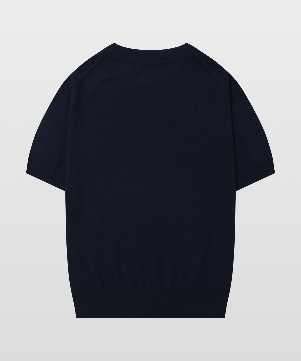 매너그램(MANNERGRAM) [제냐 이태리 수입원사] Zegna YARN 라운드니트 네이비_제냐 썸머울100