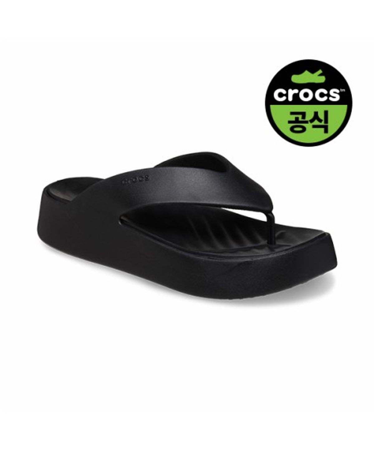 크록스(CROCS) 여성 겟어웨이 플랫폼 플립 BK (26SWFP209410)