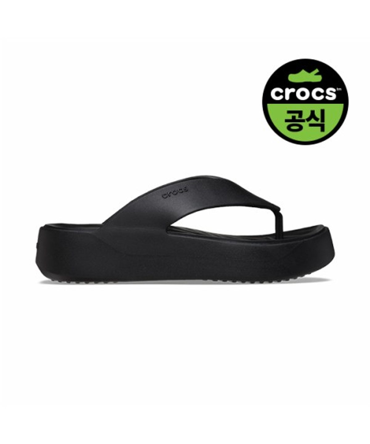 크록스(CROCS) 여성 겟어웨이 플랫폼 플립 BK (26SWFP209410)