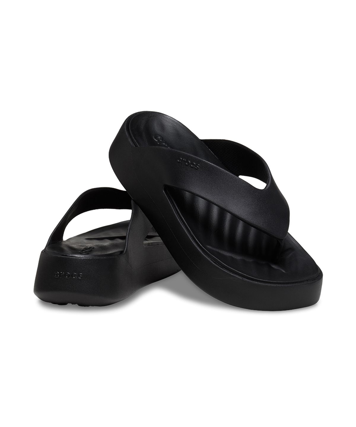 크록스(CROCS) 여성 겟어웨이 플랫폼 플립 BK (26SWFP209410)