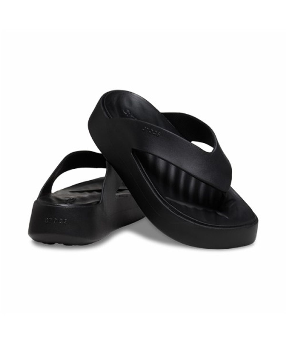 크록스(CROCS) 여성 겟어웨이 플랫폼 플립 BK (26SWFP209410)