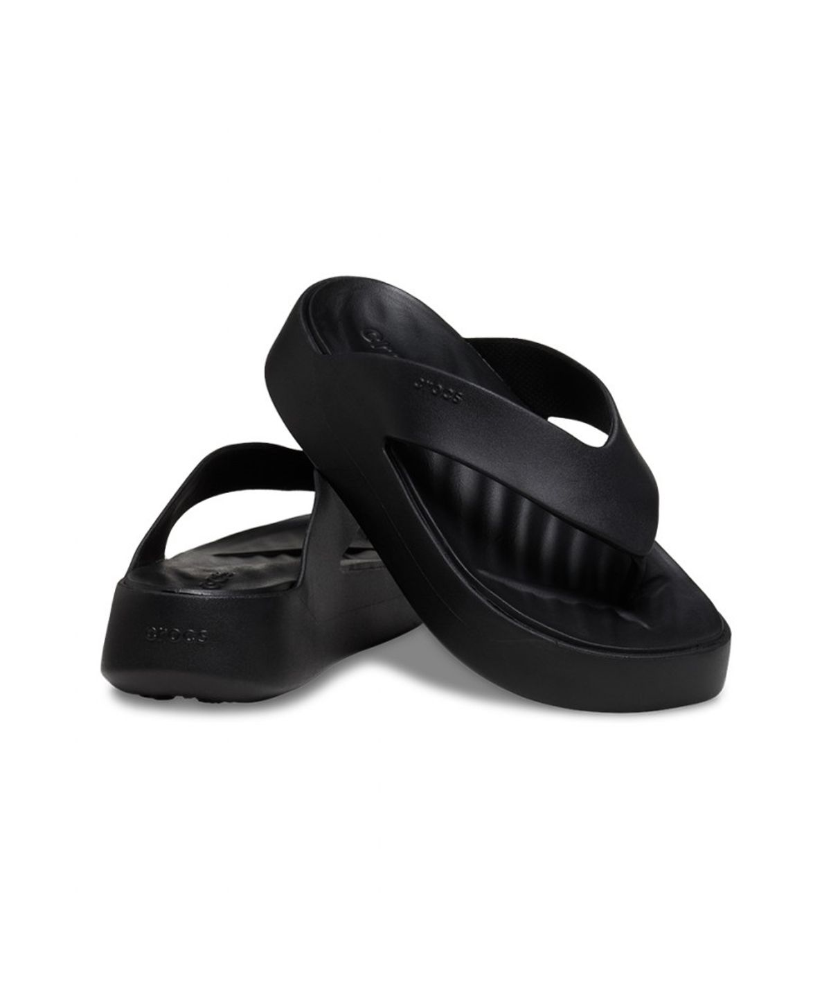 크록스(CROCS) 여성 겟어웨이 플랫폼 플립 BK (26SWFP209410)
