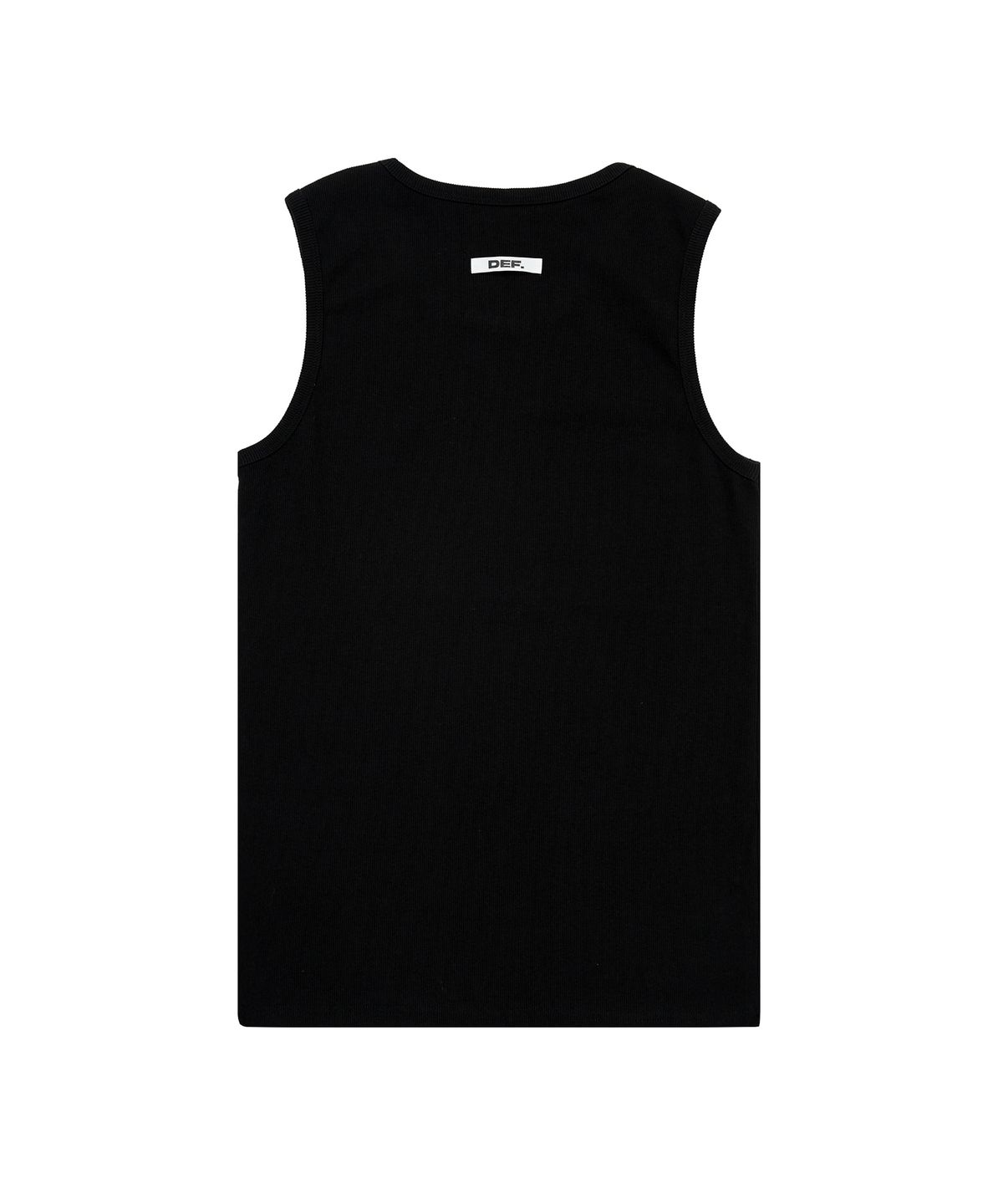 데프(DEF) MENS BASIC SLEEVELESS BLACK