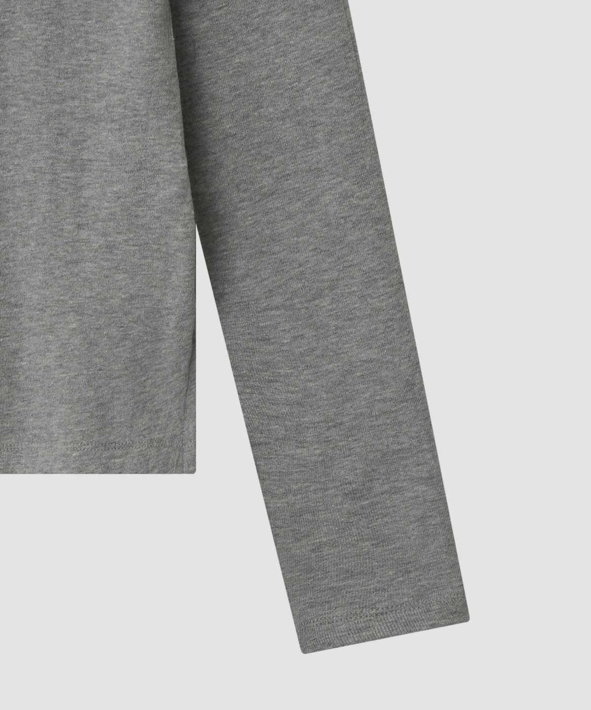 더 릴(THE LILLE) High-Neck Button Open T_Gray