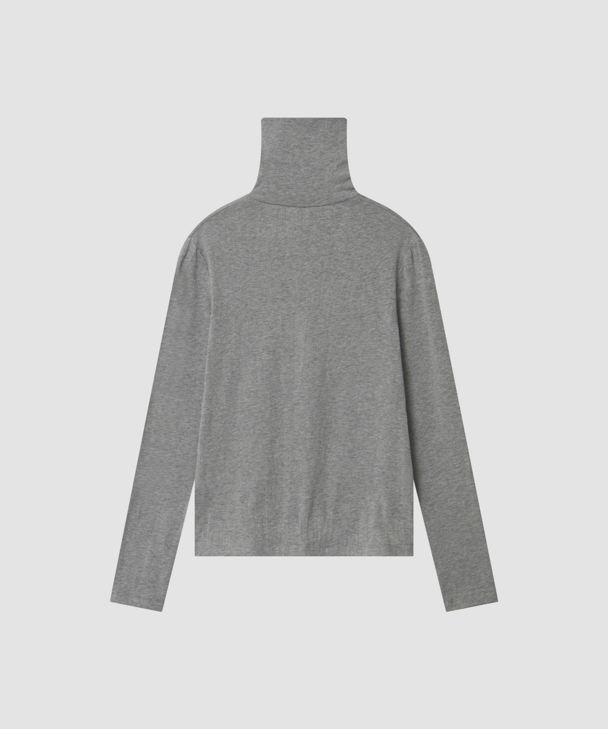 더 릴(THE LILLE) High-Neck Button Open T_Gray