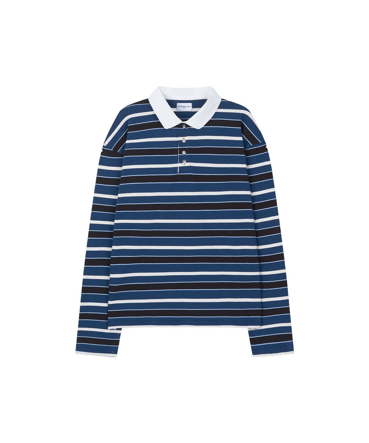 레코딩하우스(RECORDINGHOUSE) REC RUGBY SHIRT[BLUE]