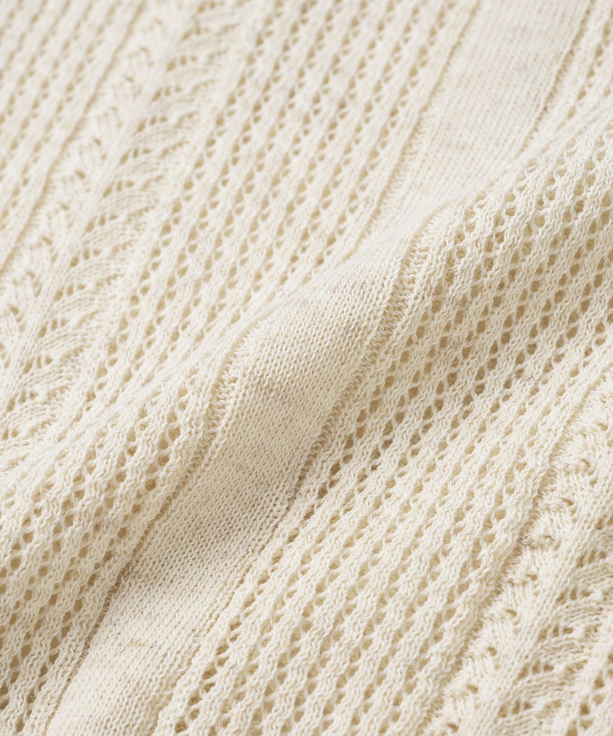 니티드(KNITTED) 린넨 스카시 카라 반팔 니트 LINEN