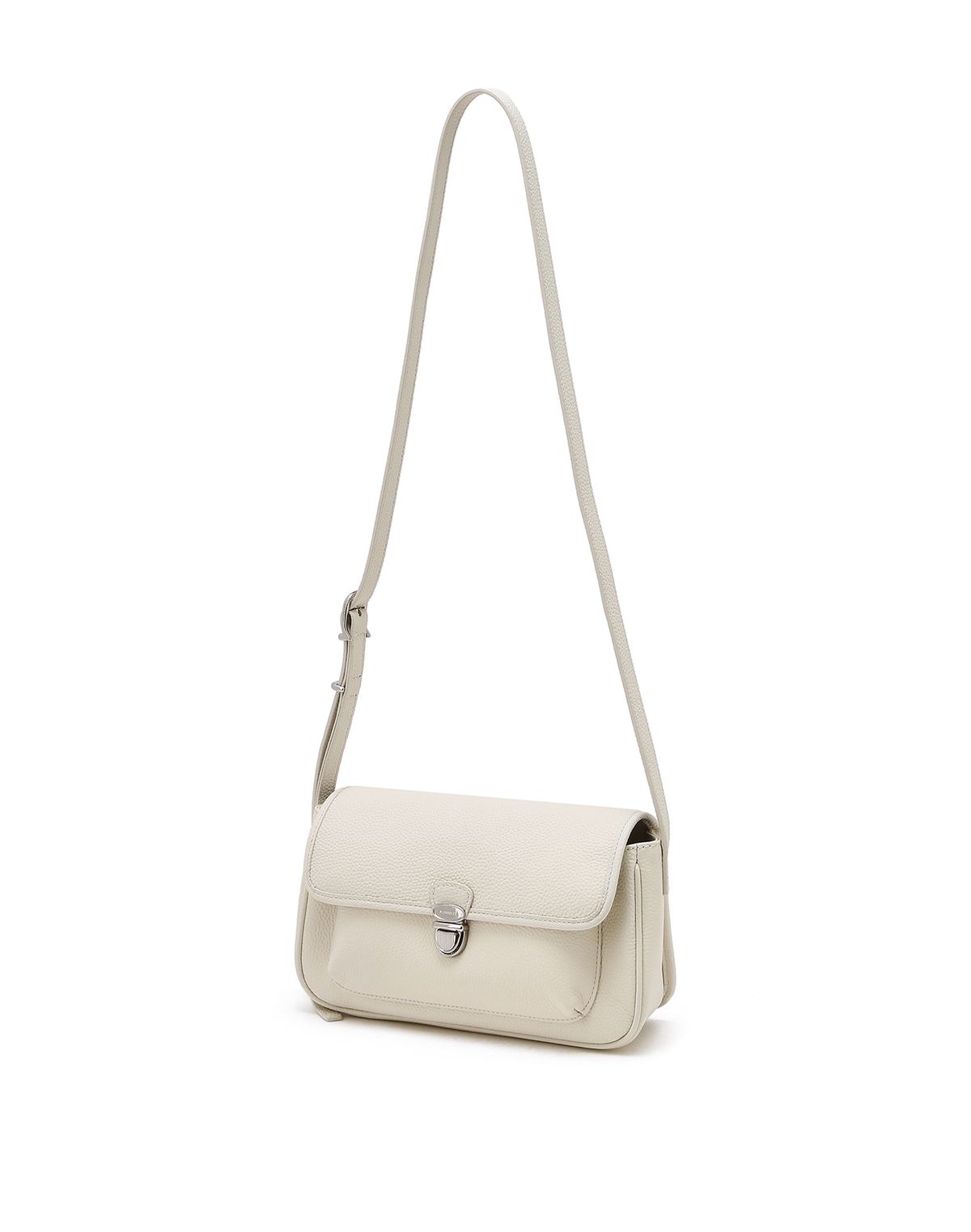질스튜어트액세서리(JILLSTUART ACC) [LUNE] 룬 푸쉬락 장식 가죽 숄더 겸 크로스백 S 2color