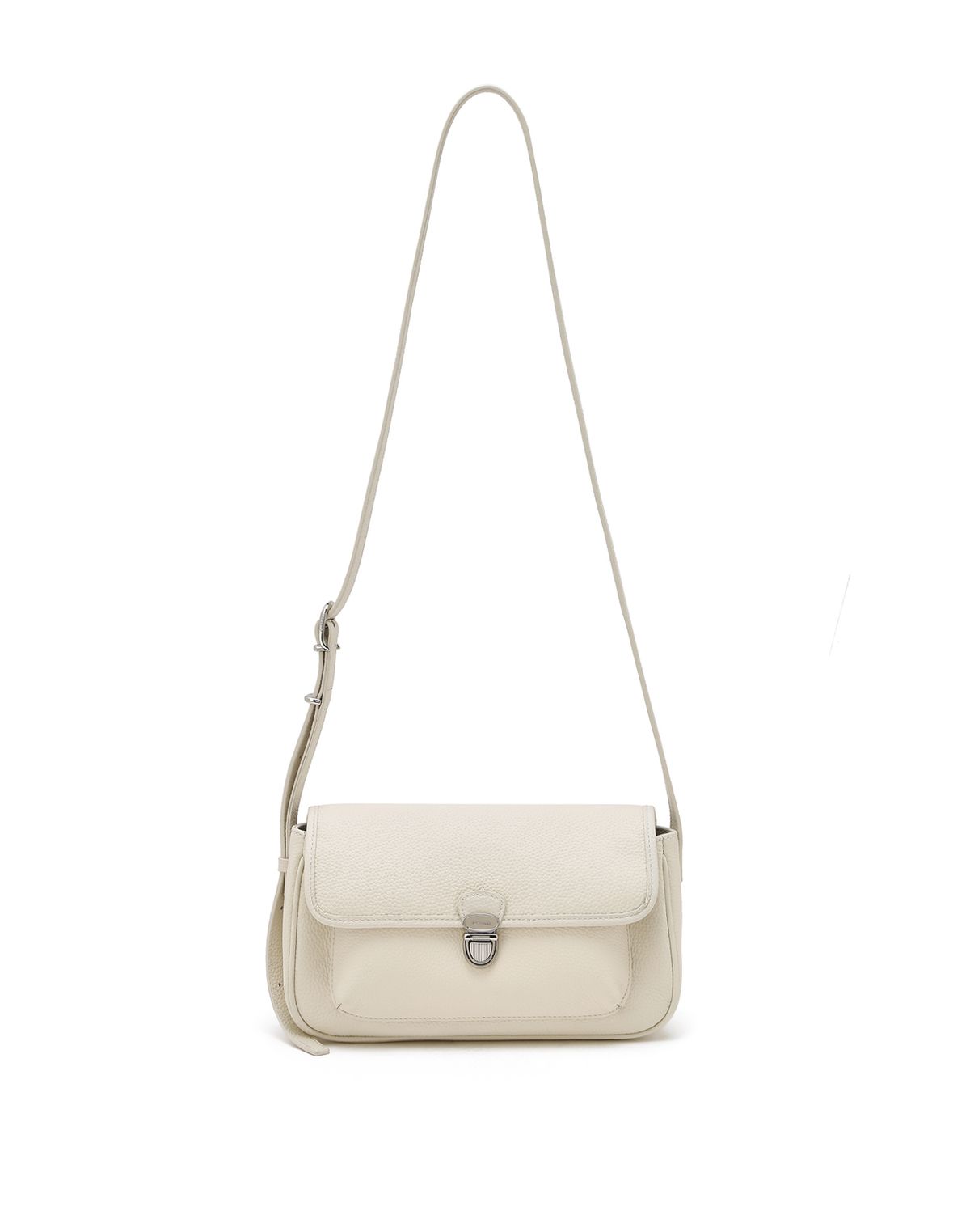 질스튜어트액세서리(JILLSTUART ACC) [LUNE] 룬 푸쉬락 장식 가죽 숄더 겸 크로스백 S 2color