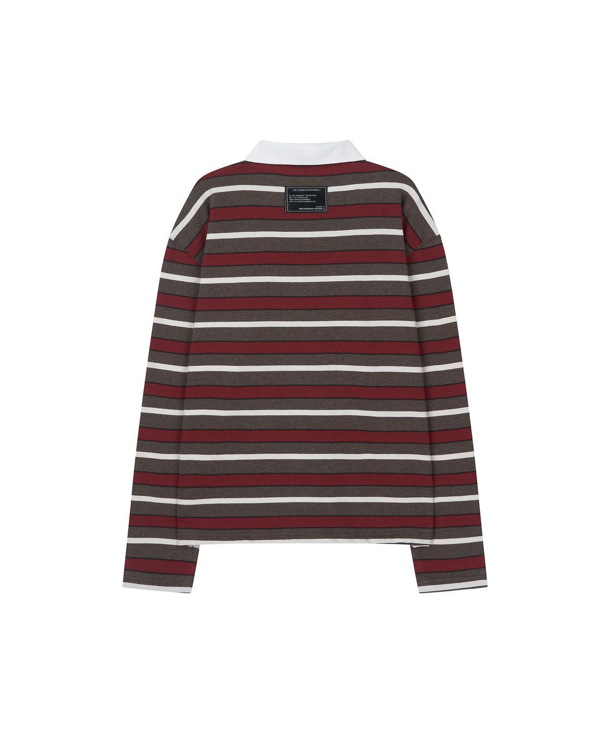 레코딩하우스(RECORDINGHOUSE) REC RUGBY SHIRT [BRICK]