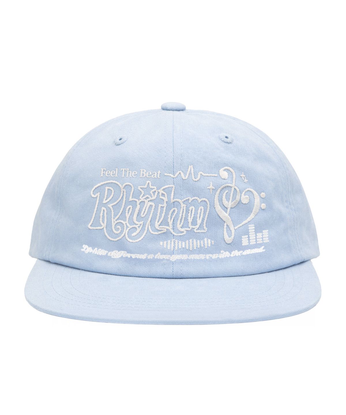 벤힛(VENHIT) Heart Rhythm 일자챙 캡_블루