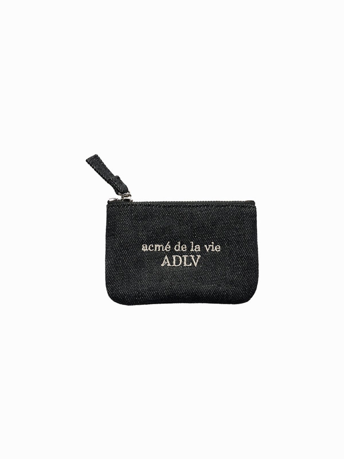 아크메드라비(ACME DE LA VIE) FABRIC LOGO EMBROIDERY WALLET