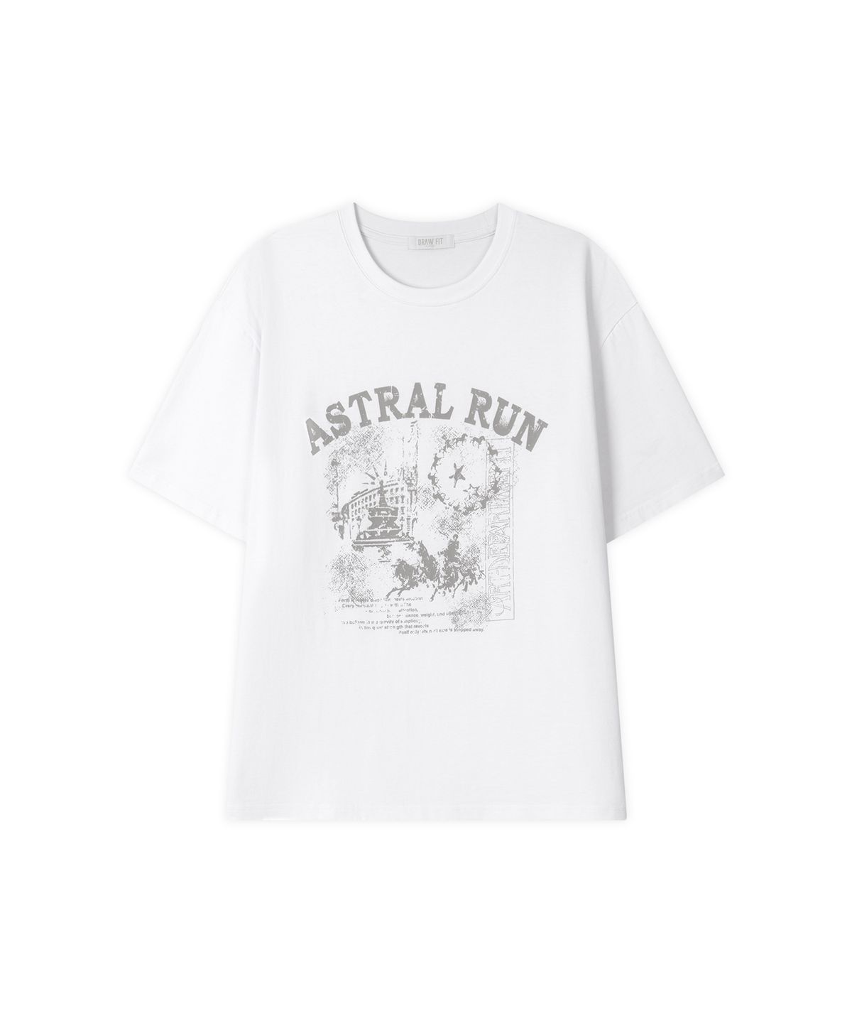 드로우핏(DRAW FIT) 아스트랄 런 하프 티셔츠 [WHITE]