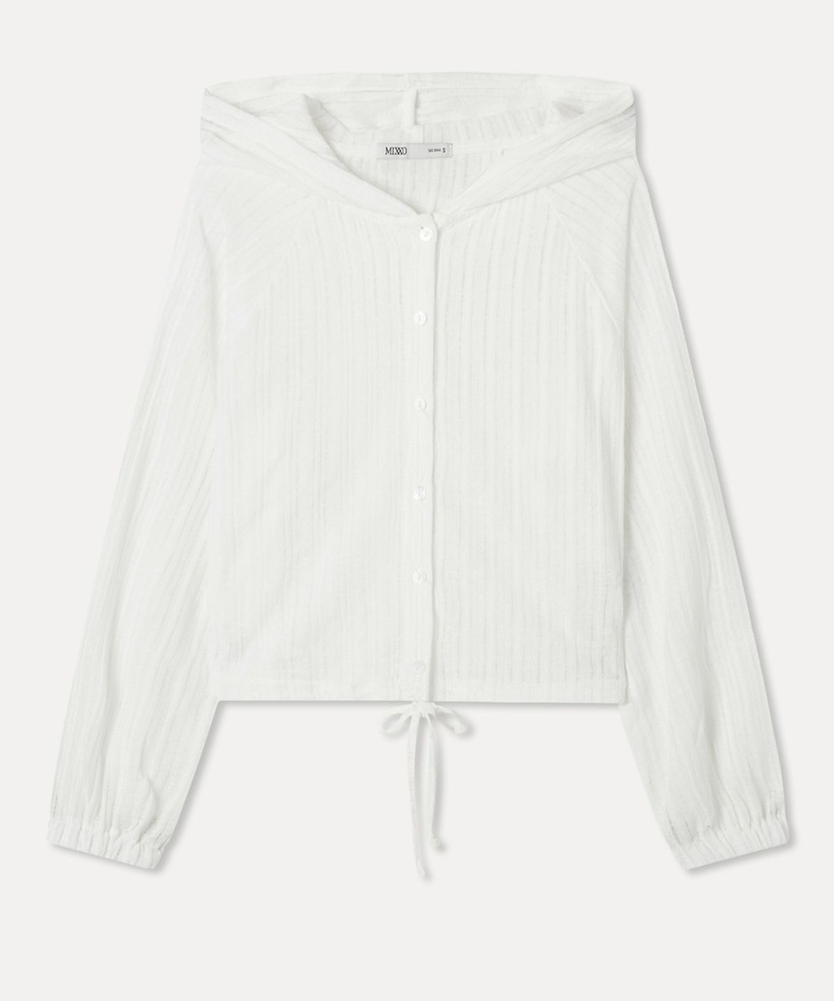 미쏘(MIXXO) 린넨라이크 후드형 티셔츠_MIWCMG501A