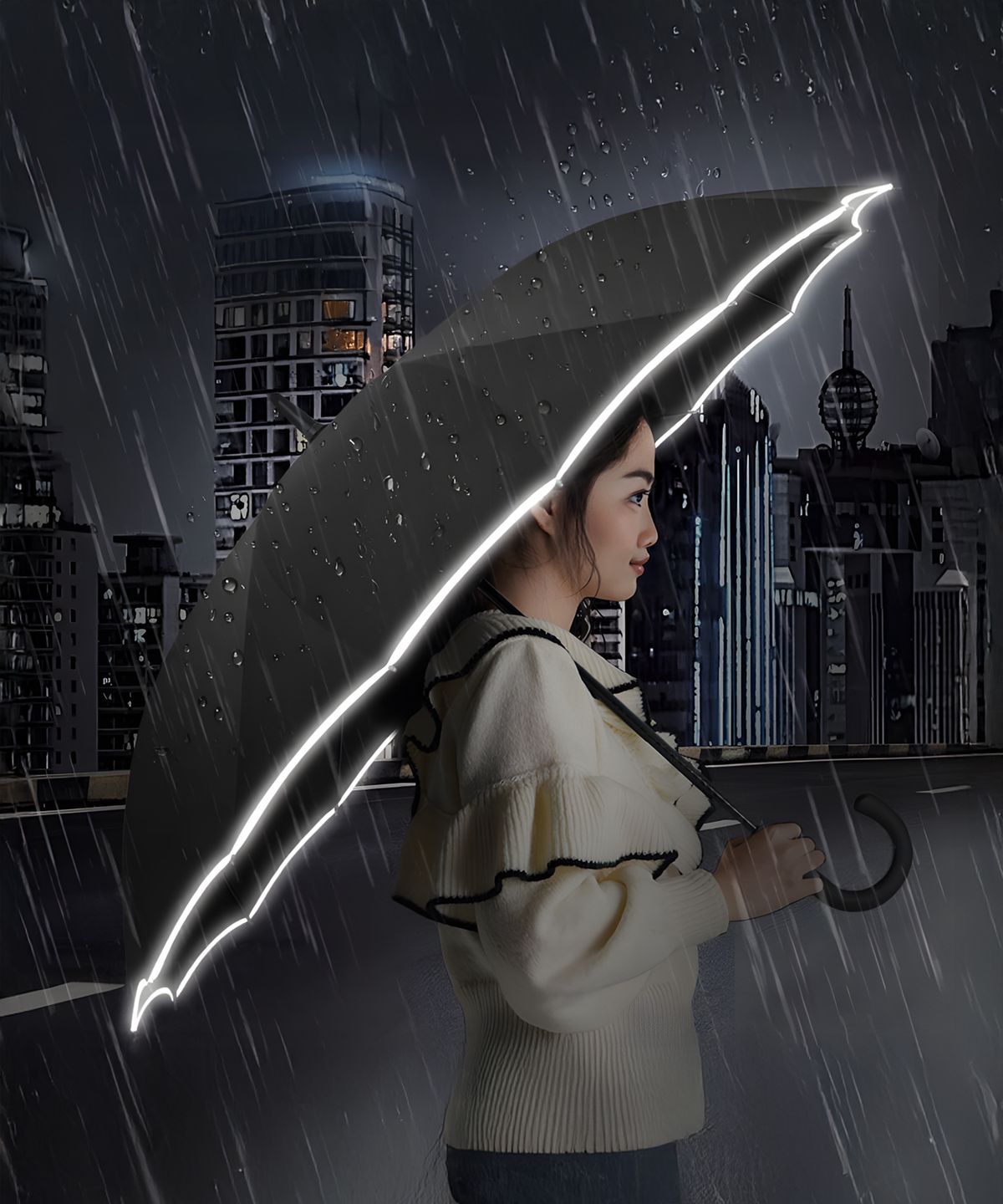마이브렐라(MYBRELLA) MX5 16K 심리스 자동 곡자형 장우산