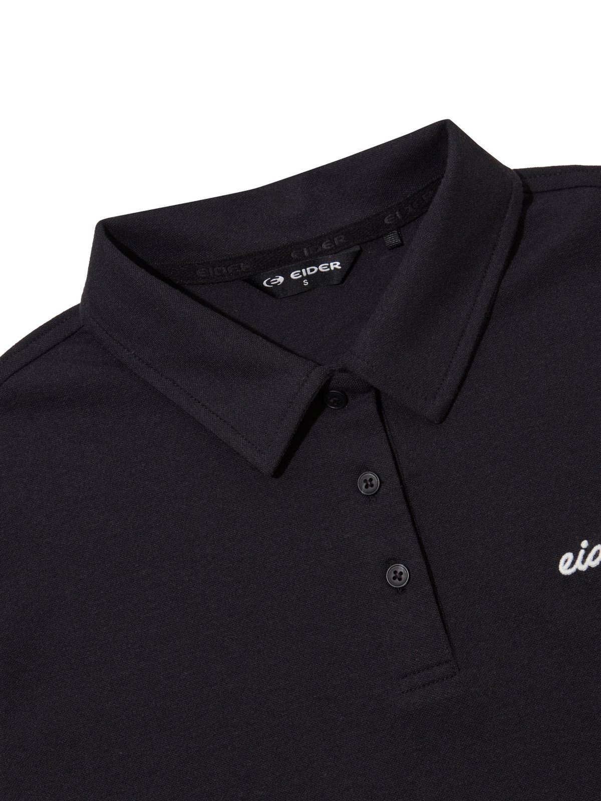 아이더(EIDER) TECH LINEN (테크 린넨) 여성 반팔 폴로 티셔츠_Black