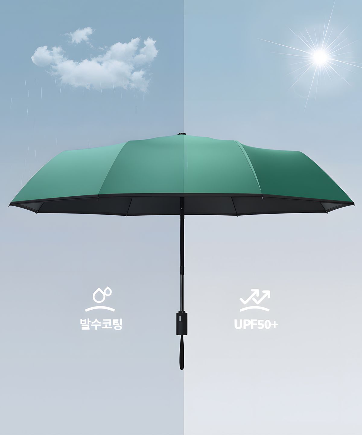 마이브렐라(MYBRELLA) 클라쎄 8K 3단 자동 양우산(UPF50+)