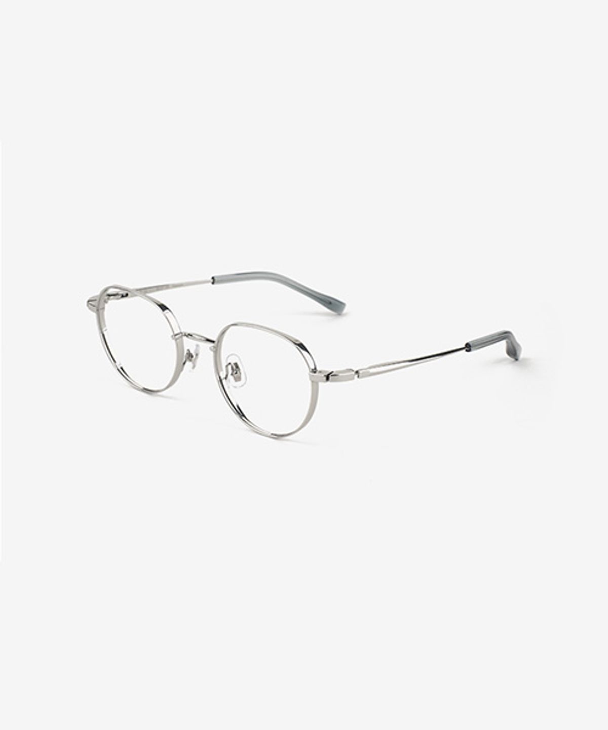 테츠오 아이웨어(TETSUO EYEWEAR) YUTO(유토) 안경테 C4 SHINYSILVER