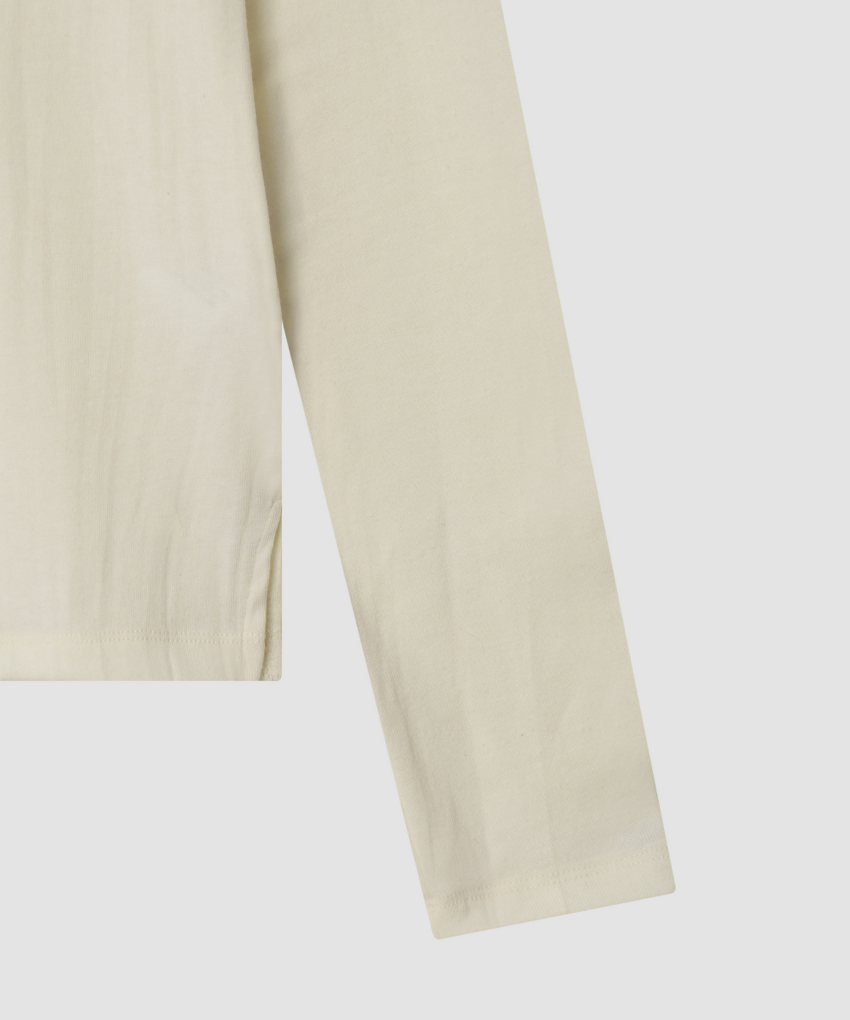 더 릴(THE LILLE) High-Neck Button Open T_Ivory