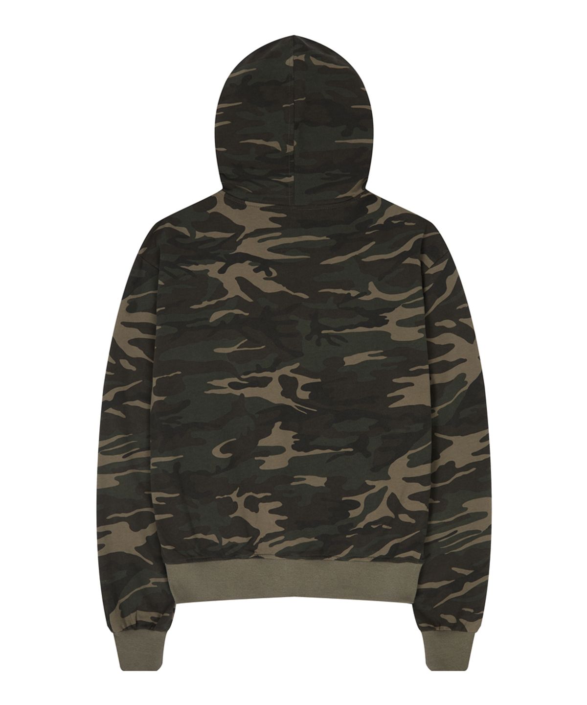 러브이즈트루(LUVISTRUE) GT OVER FIT UNBALANCE HOOD ZIP UP(CAMO)