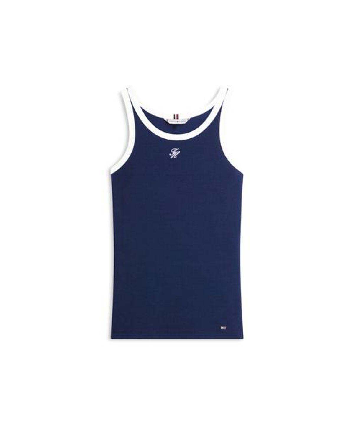 타미힐피거(TOMMY HILFIGER) 콘트라스트 바인딩 립 탱크