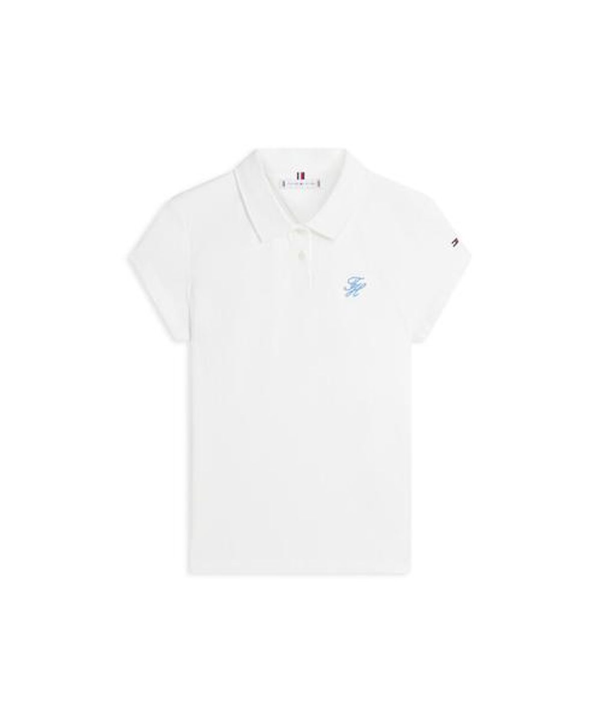 타미힐피거(TOMMY HILFIGER) 슬림 스크립트 폴로 셔츠