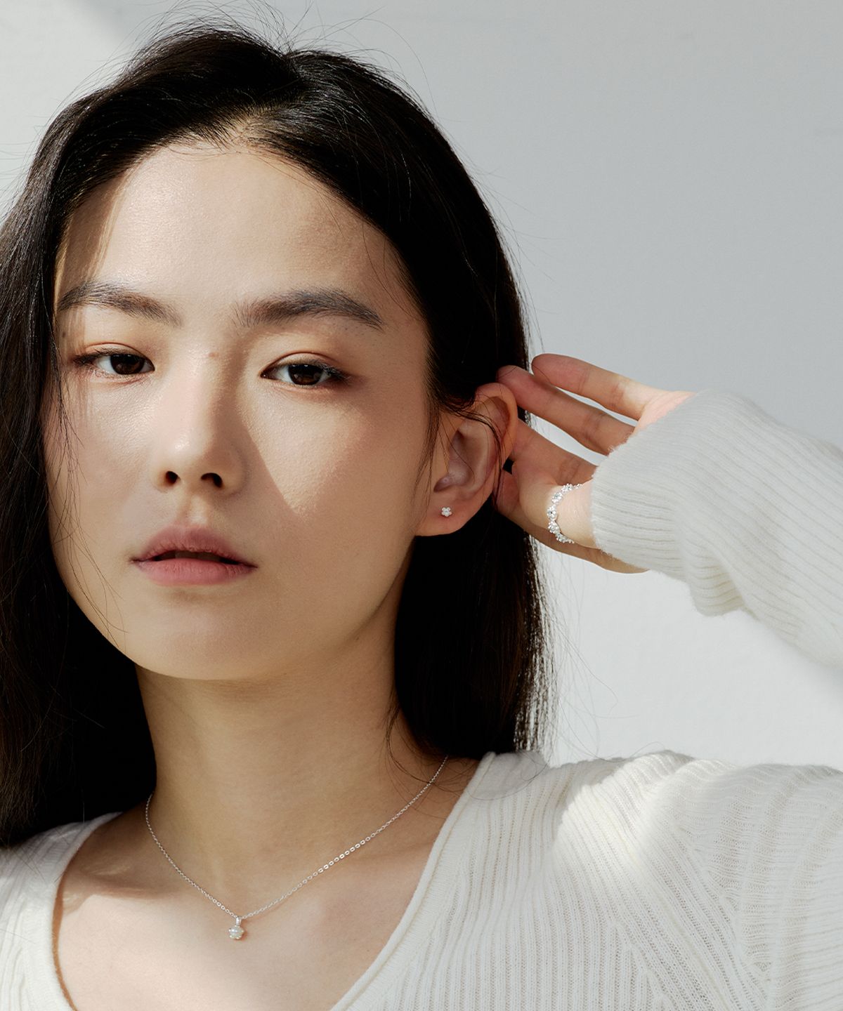 실버태그(SILVERTAG) SIE-26SS2 925 실버 모노 플로릿 에디션 귀걸이