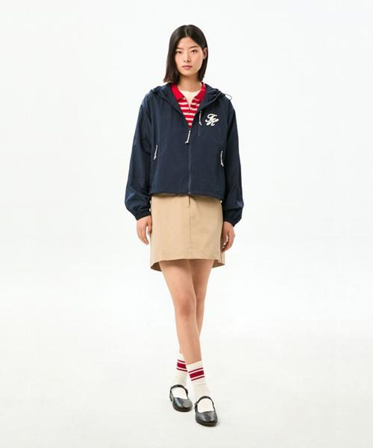 타미힐피거(TOMMY HILFIGER) 립스탑 윈드브레이커