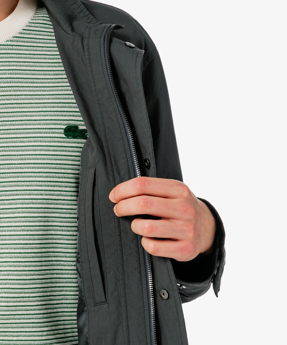 라코스테(LACOSTE) 남성 하이넥 아우터 BH447E-56G 050