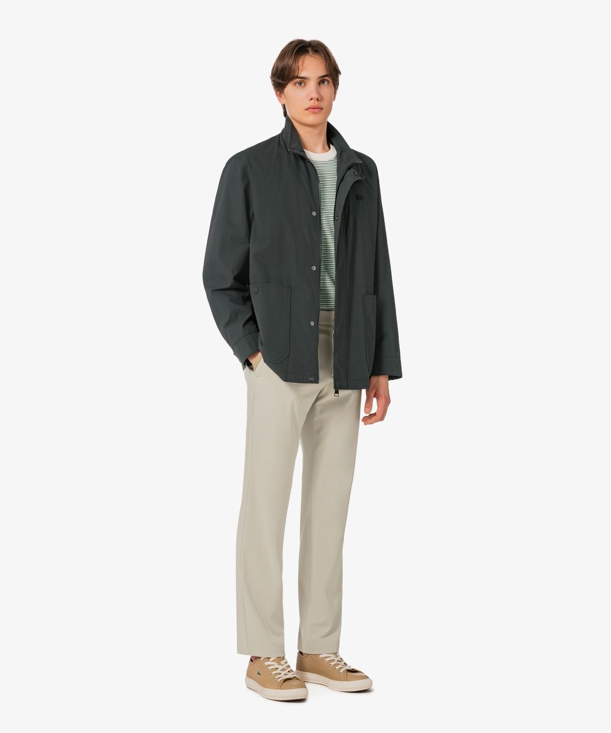 라코스테(LACOSTE) 남성 하이넥 아우터 BH447E-56G 050