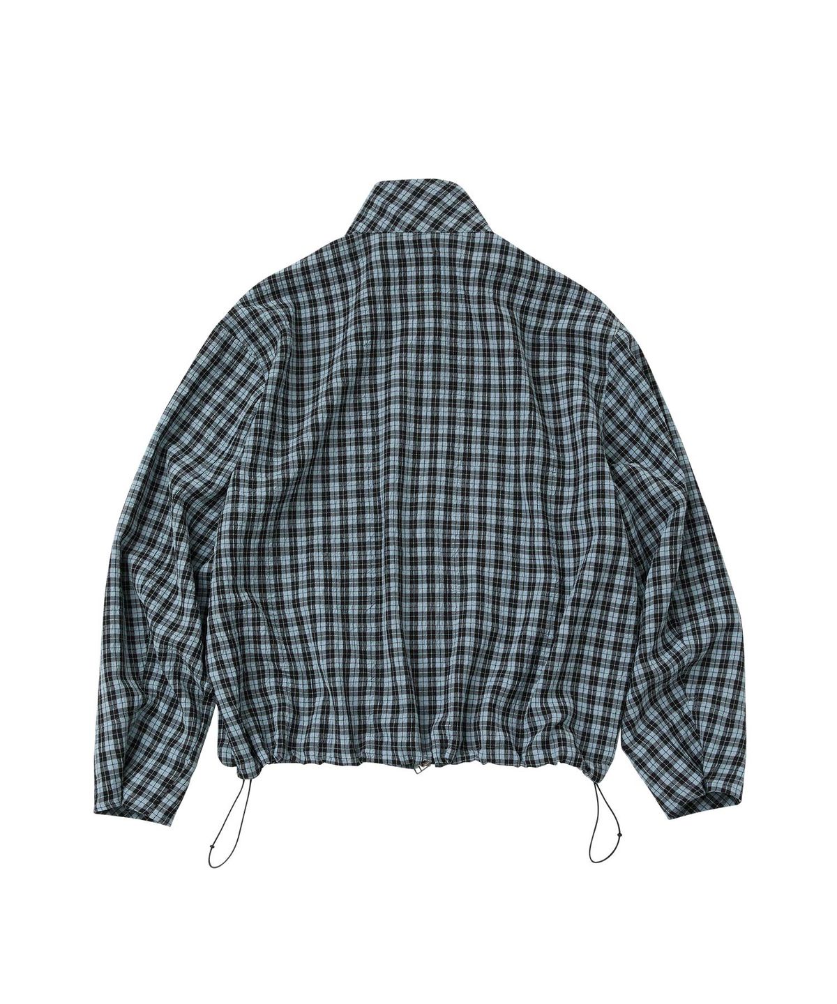더블유엠씨(WMC) 체크 셔켓 블루종_GREYISH BLUE