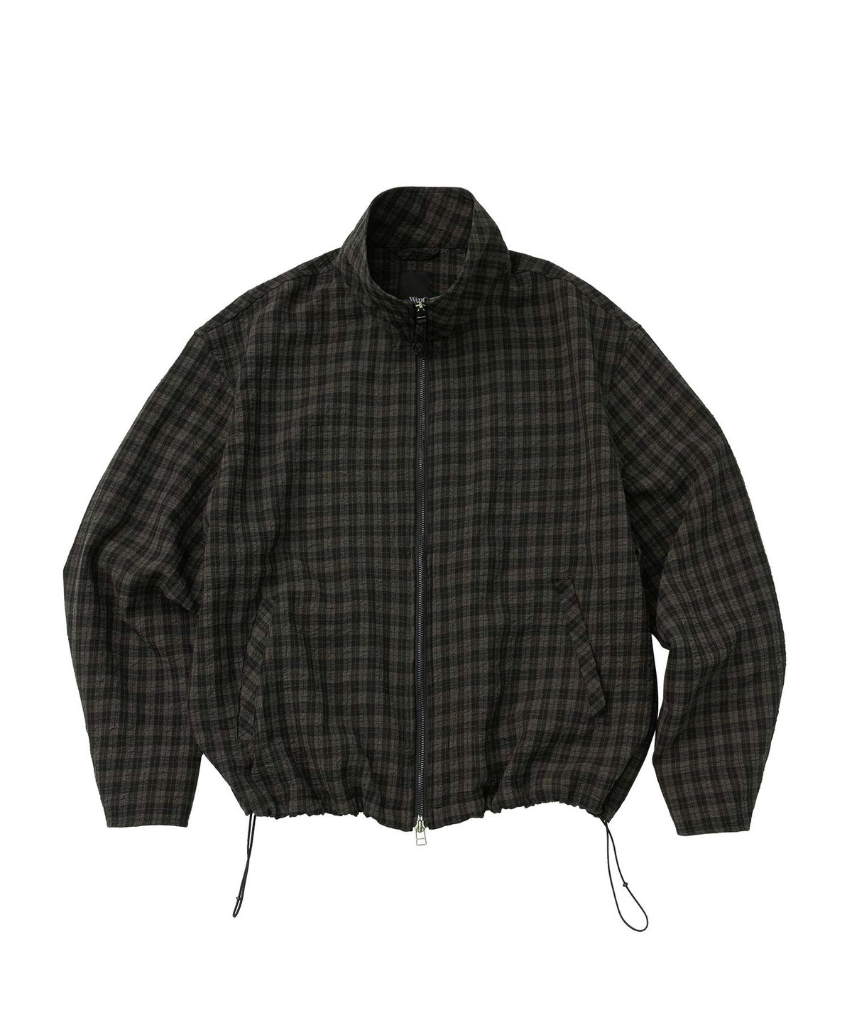 더블유엠씨(WMC) 체크 셔켓 블루종_CHARCOAL GREY