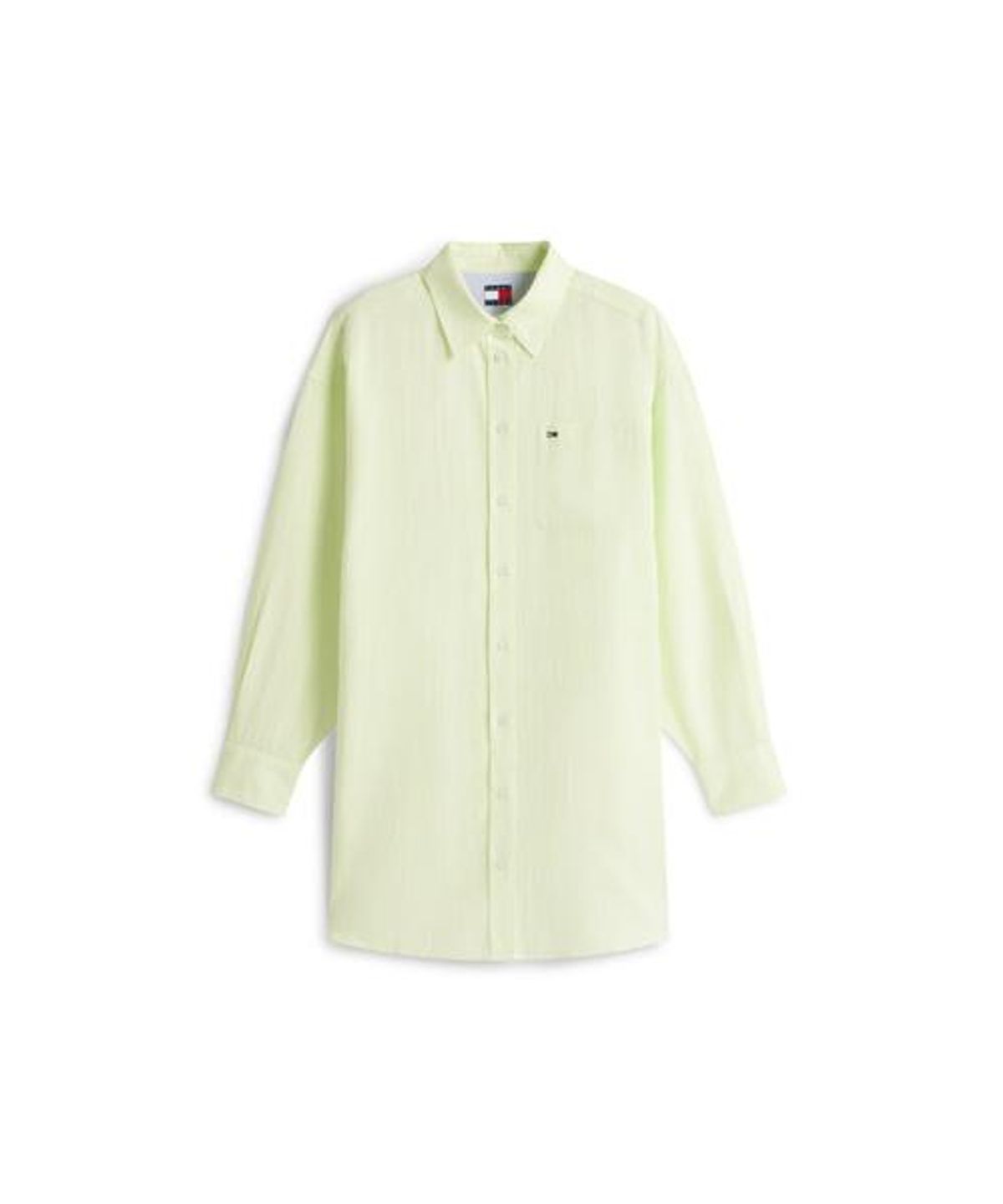 타미진스(TOMMY JEANS) 린넨 블렌드 셔츠 드레스