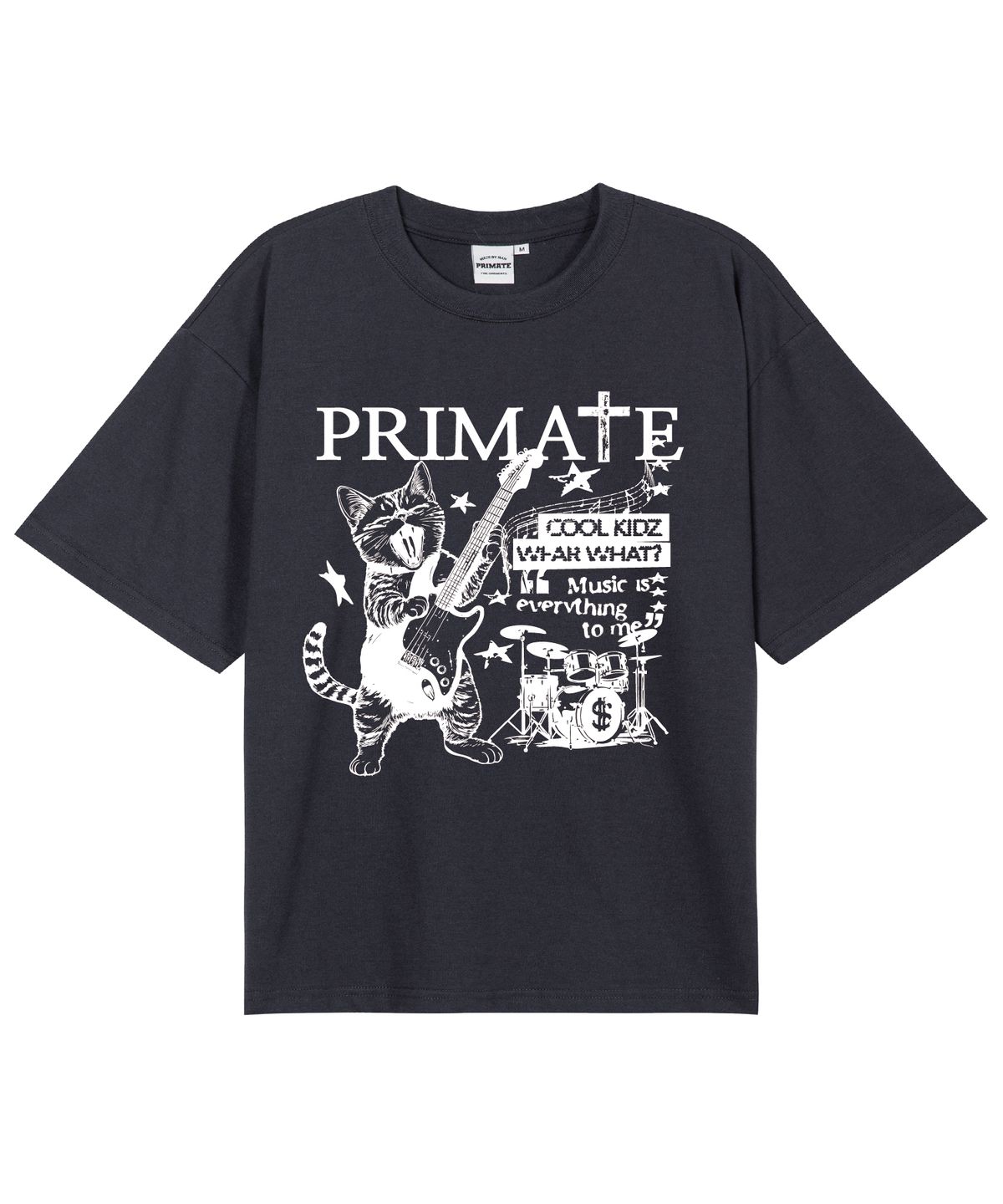 프라임에이트(PRIMATE) ROCK&ROLL 오버핏 반팔티셔츠  7COLORS