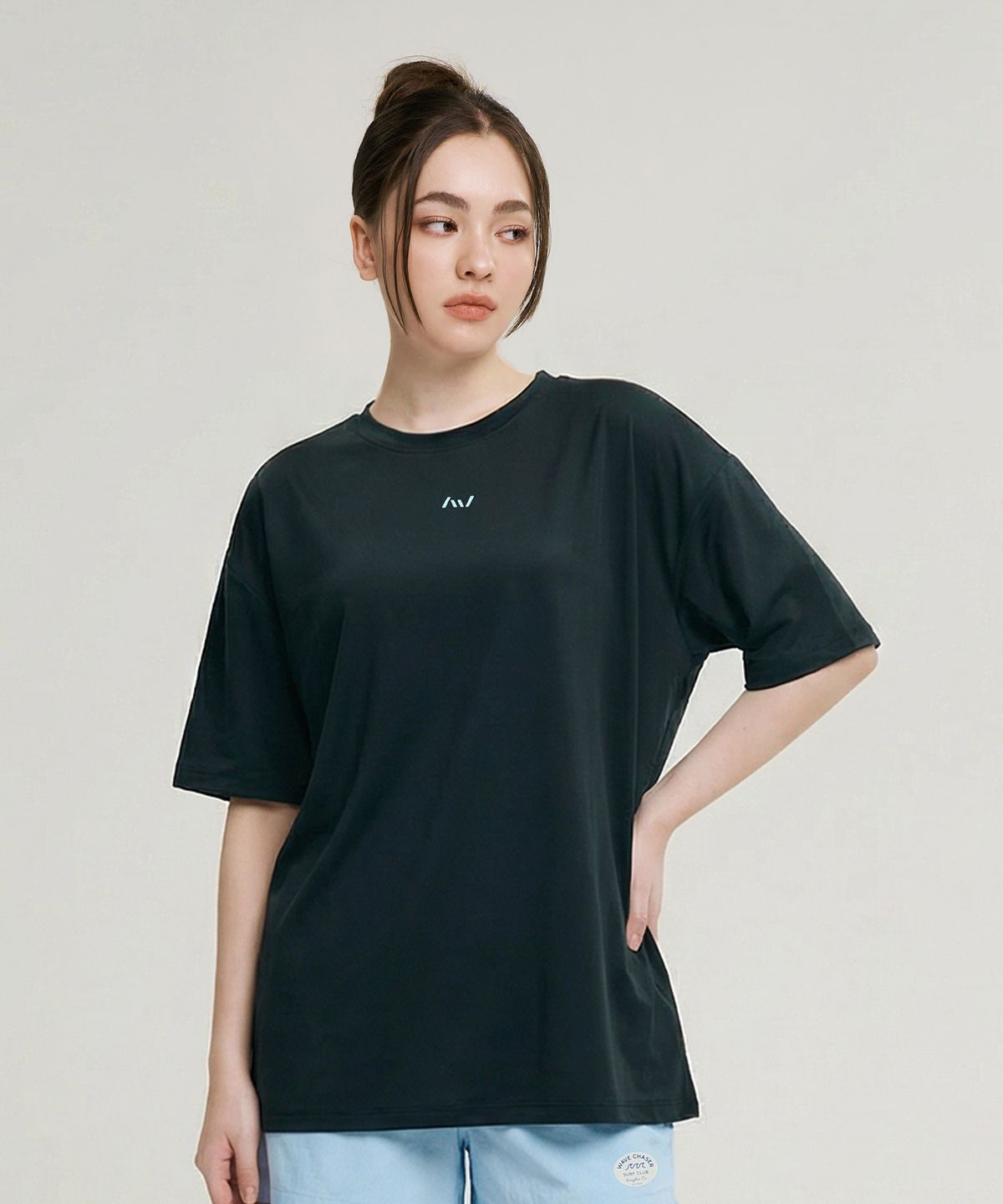 레이지비(LAZYBEE) [2PACK] 아이스터치 오버핏 숏 슬리브 W (2컬러)
