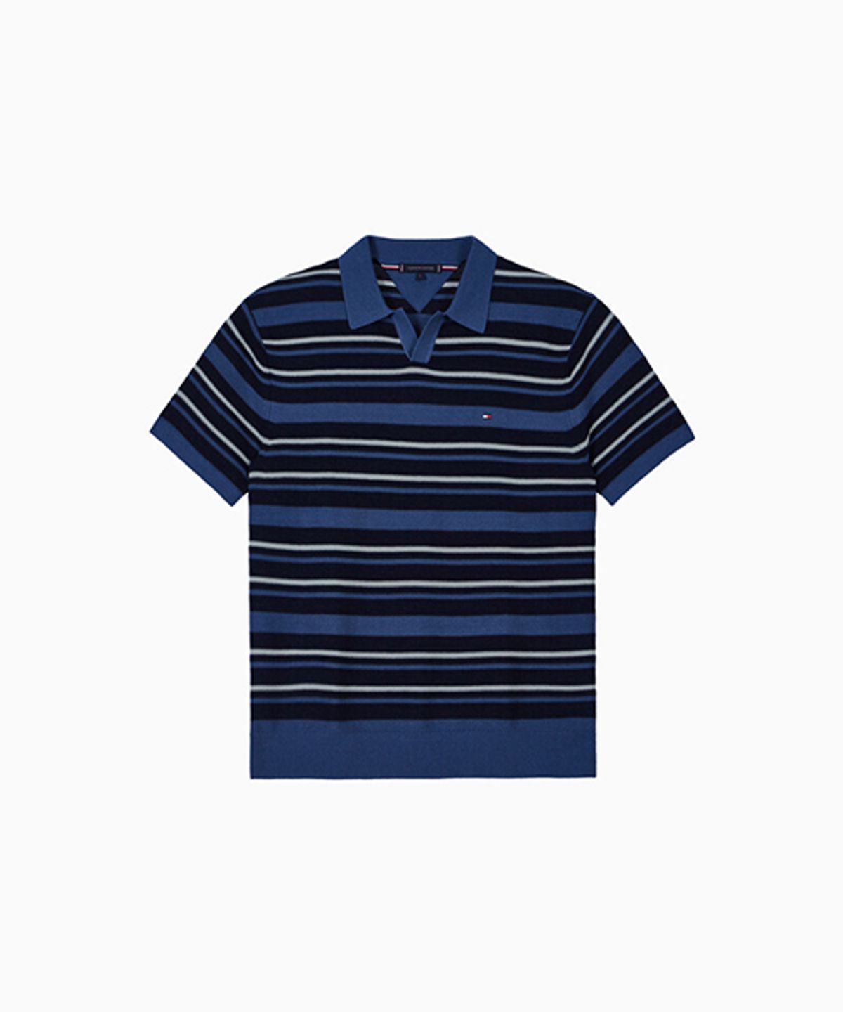 타미힐피거(TOMMY HILFIGER) 페이퍼 터치 스트라이프 폴로 셔츠