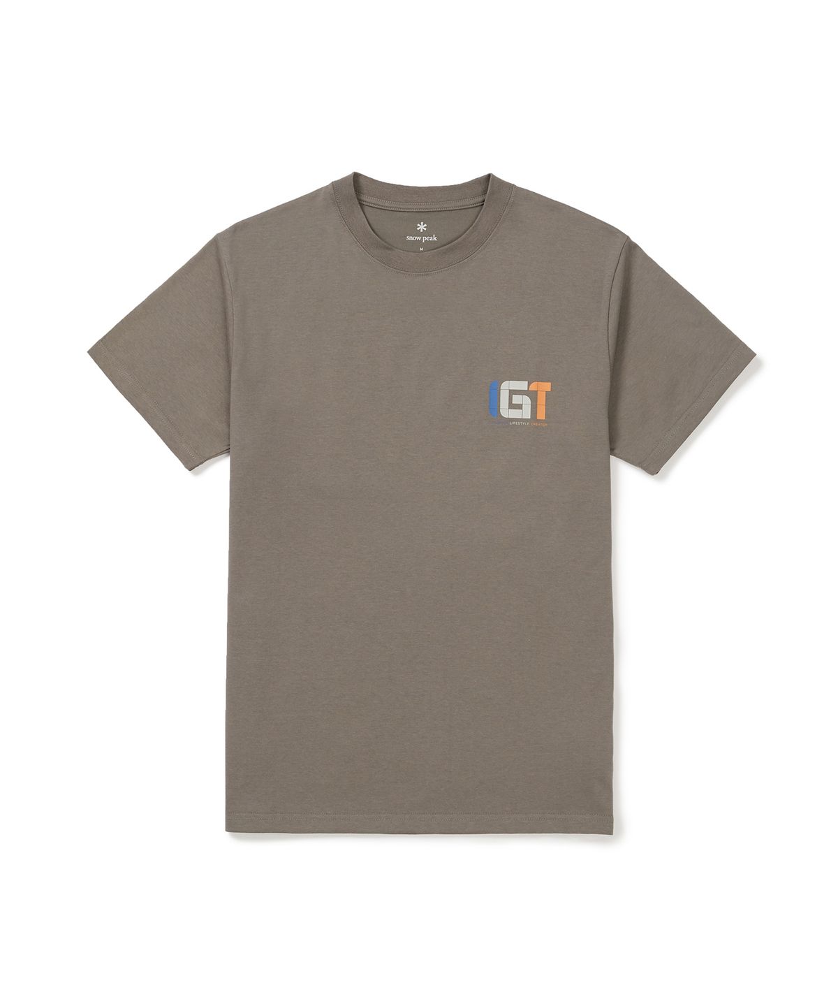 스노우피크 어패럴(SNOWPEAK APPAREL) IGT 로고 반팔 티셔츠 (S24FMBTS40) Khaki
