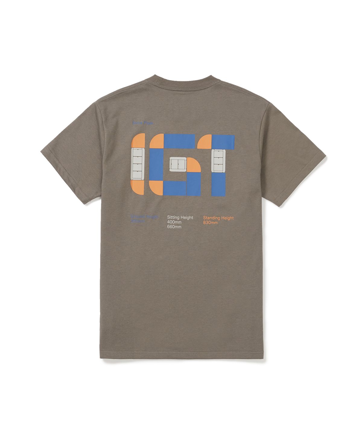 스노우피크 어패럴(SNOWPEAK APPAREL) IGT 로고 반팔 티셔츠 (S24FMBTS40) Khaki