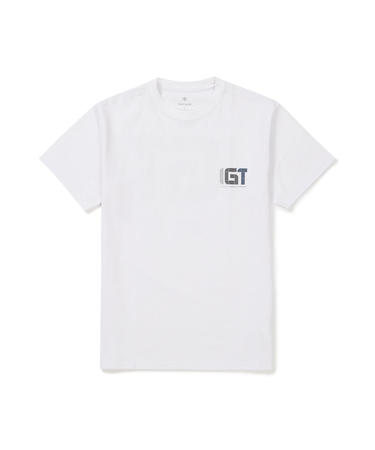 스노우피크 어패럴(SNOWPEAK APPAREL) IGT 로고 반팔 티셔츠 (S24FMBTS40) White