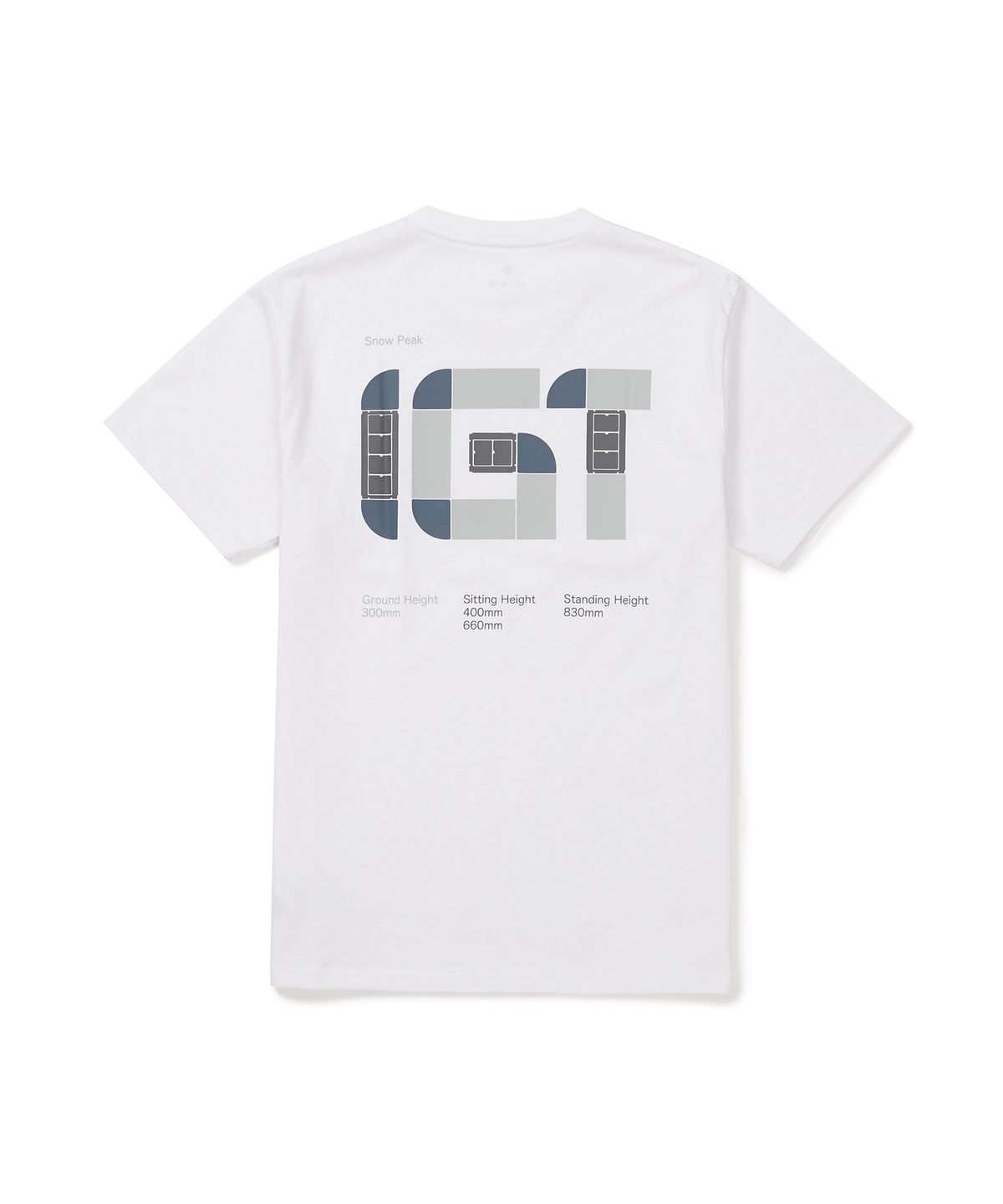 스노우피크 어패럴(SNOWPEAK APPAREL) IGT 로고 반팔 티셔츠 (S24FMBTS40) White