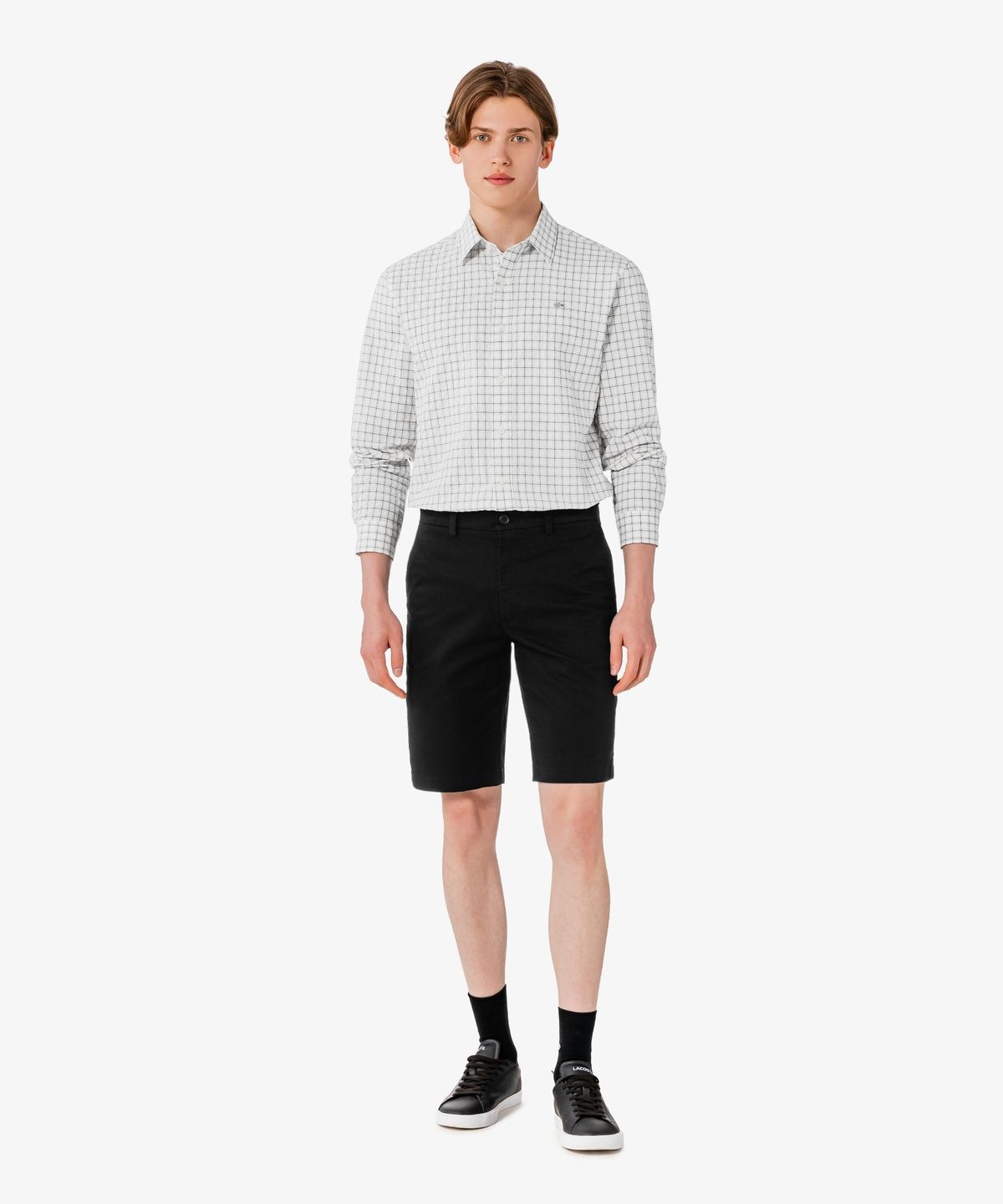 라코스테(LACOSTE) 남성 트윌 버뮤다 치노 FH2340-56G 031