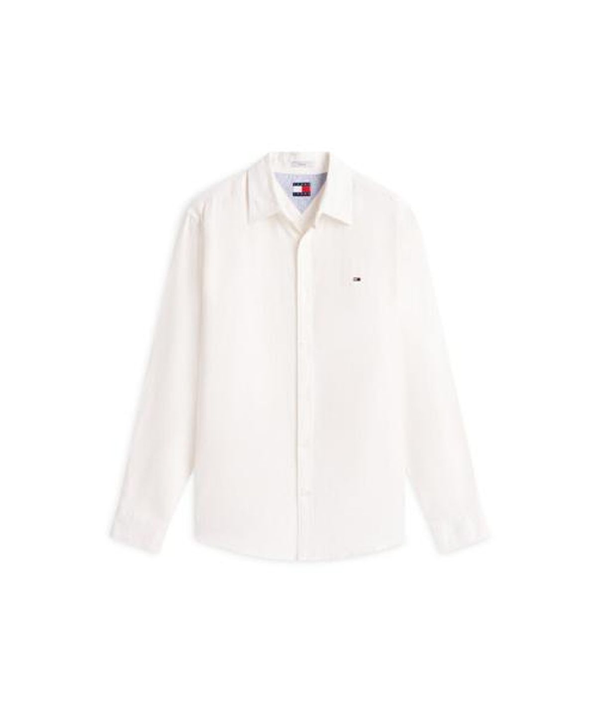 타미진스(TOMMY JEANS) 레귤러 핏 린넨 블렌드 셔츠