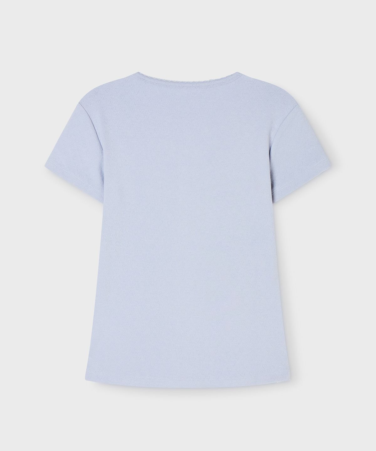 후아유(WHO.A.U) Eyelet Henry Neck T-shirt / WHRAG2532F