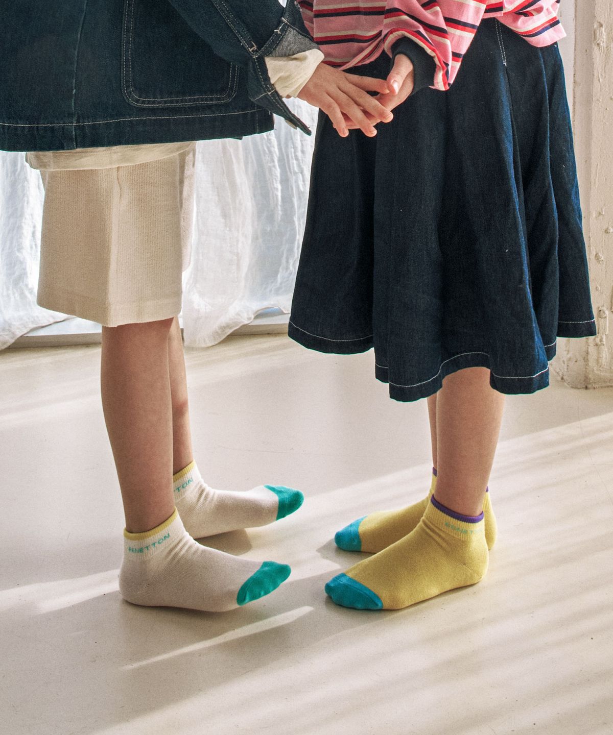 베네통키즈(BENETTONKIDS) 키즈 젤리팝 단목 3족 (2colors)