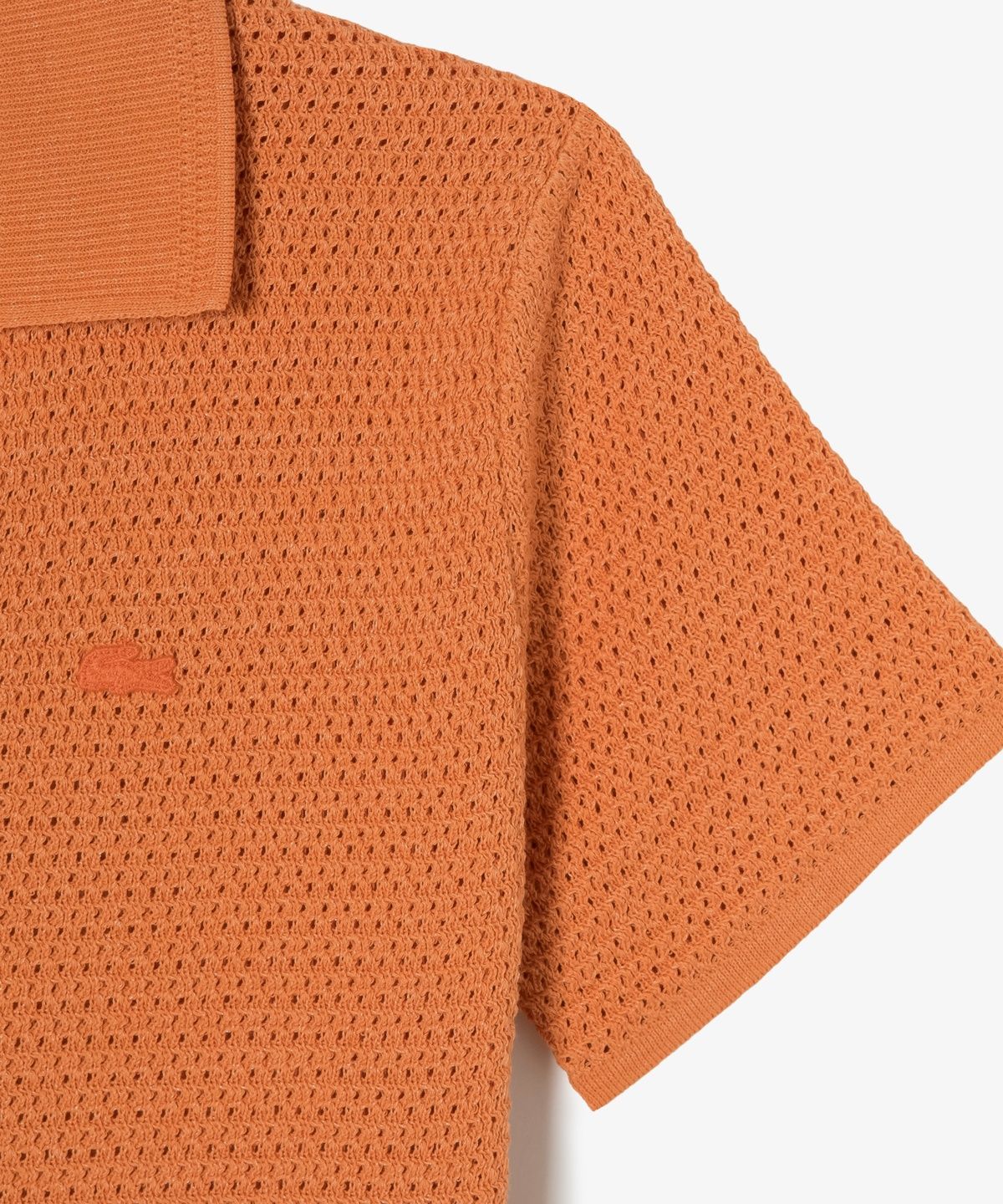 라코스테(LACOSTE) 여성 크로셰 스웨터 폴로 셔츠 PF615E-56G IY0