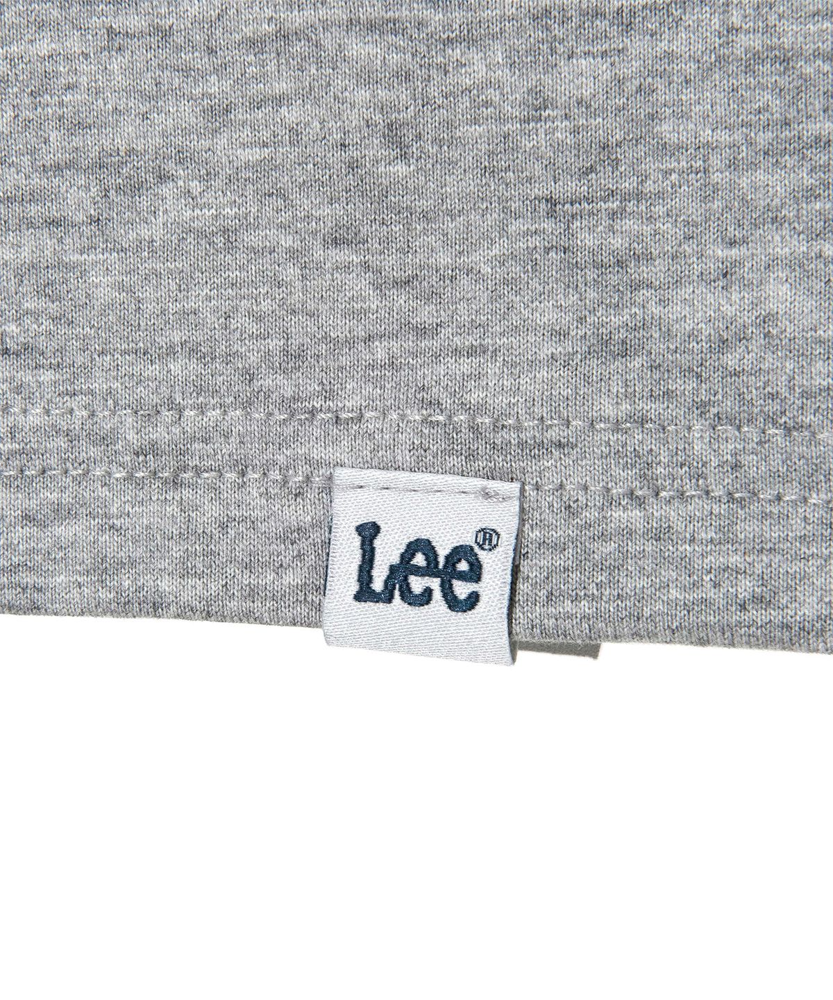 리(LEE) 빈티지 로고 링거 반팔 티셔츠 그레이