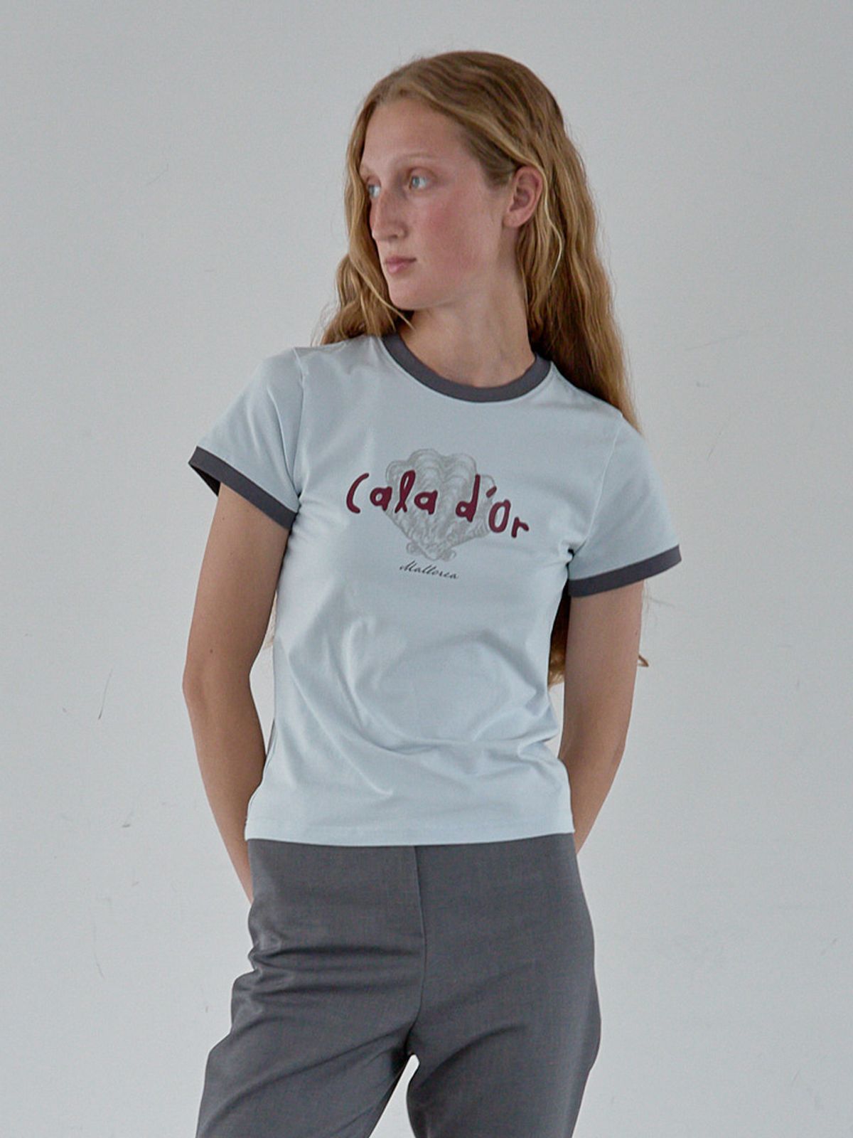 기준(KIJUN) Cala Tee Sky Blue