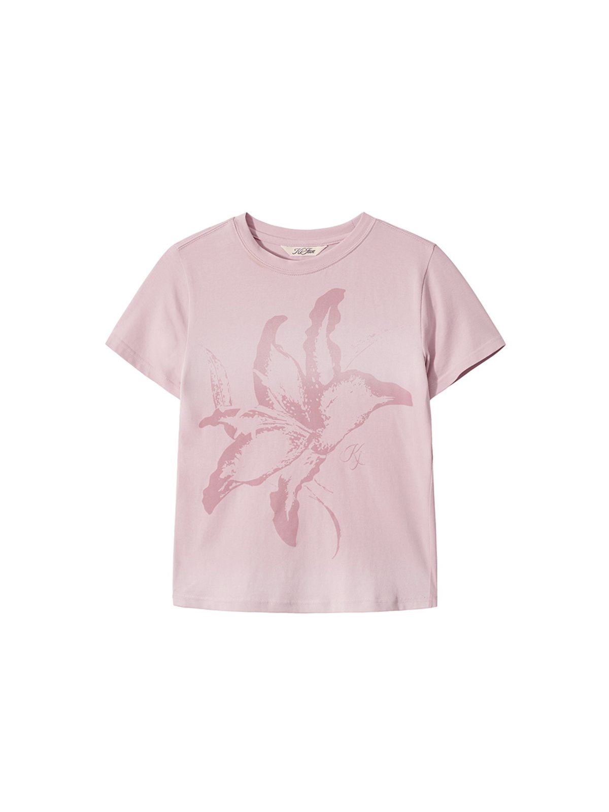 기준(KIJUN) Lily Blush Tee Dusty Pink